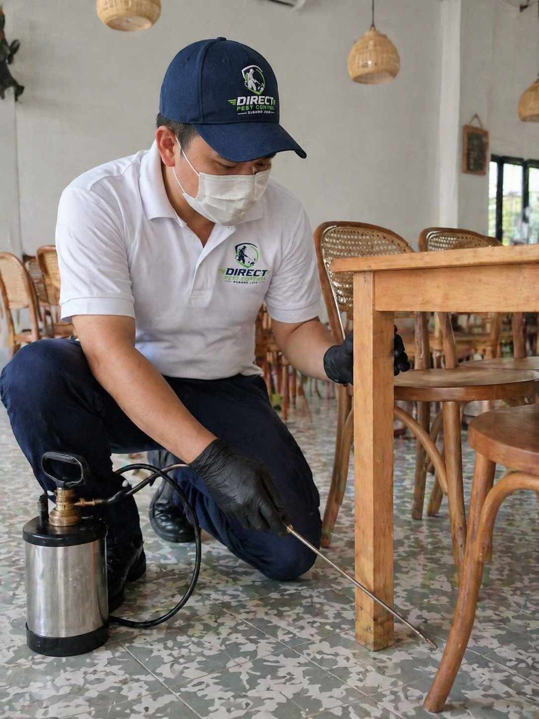 Commercial cafe pest treatment in Subang Jaya