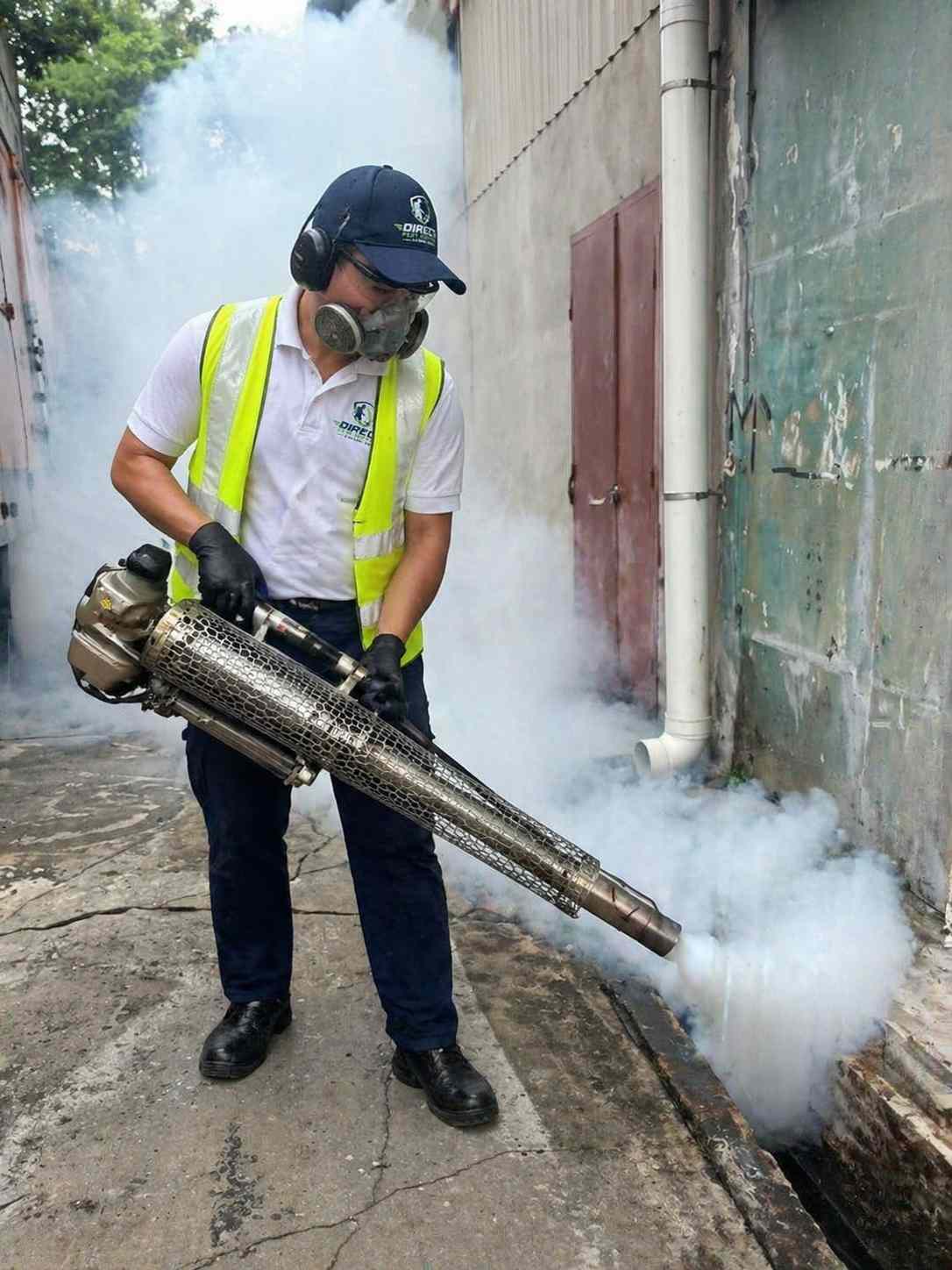 Outdoor mosquito fogging in Subang Jaya