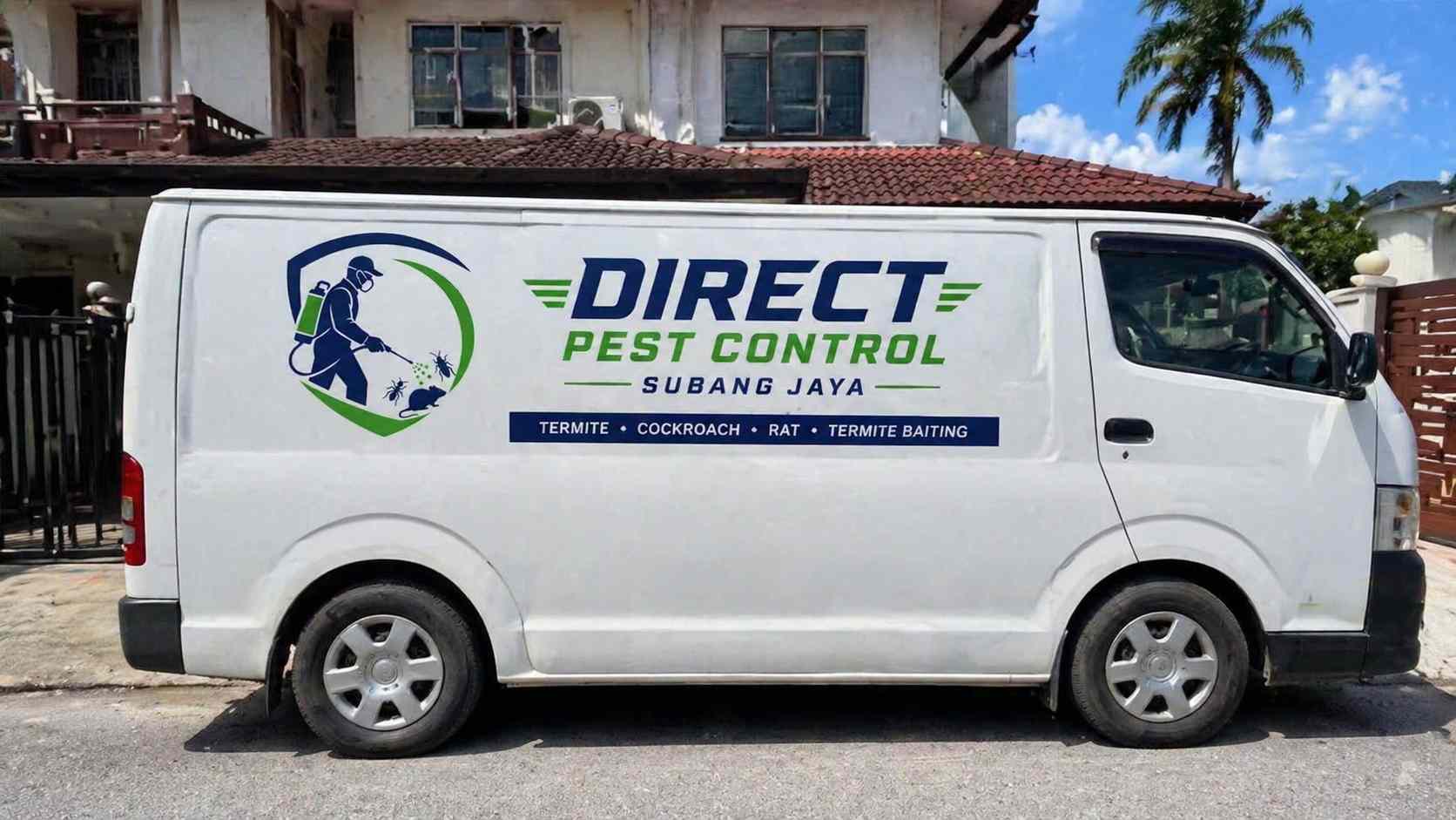Direct Pest Control Subang Jaya service van